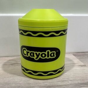 Crayola Hot Cold Insulated Soup Thermos 10.5oz  Food Container Neon Yellow/Green